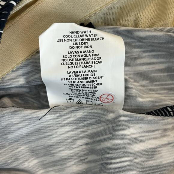 Miraclesuit Silver Shores Peephole Tankini Top Sz 16 MSRP $140 Midnight Blue NWT - Picture 6 of 7